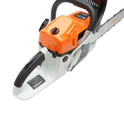 Professzionális benzinmotoros láncfűrész 2 ütemű 58cc, 3.3LE, 8500rpm, 18 inch (450mm) lánc THOR