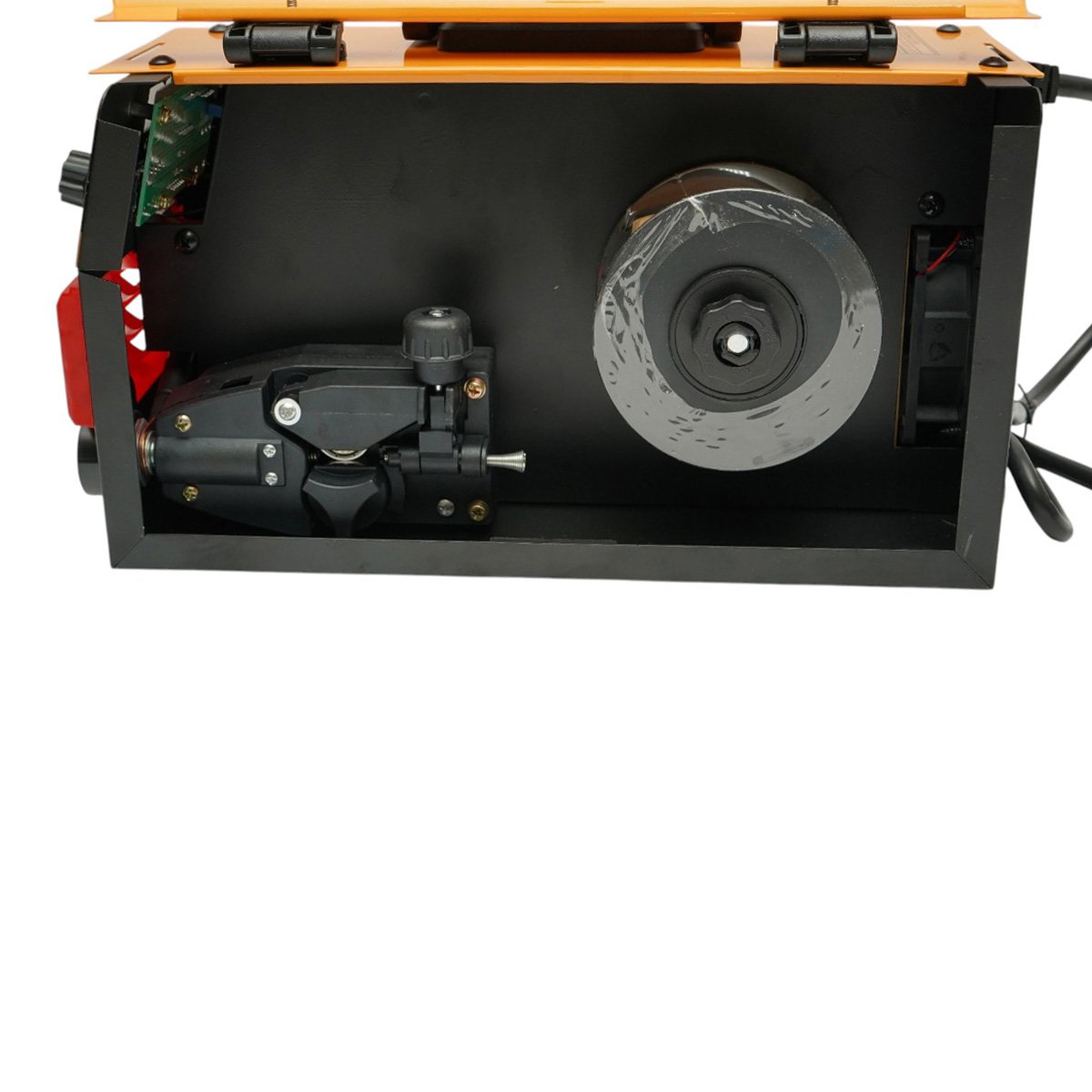 2 az 1-ben inverter hegesztőgép MIG/MMA gáz nélkül 200A, 220V, digitális kijelző, elektródás hegesztés, Flux Core E71T-GS dróttekercs mellékelve Breckner Germany