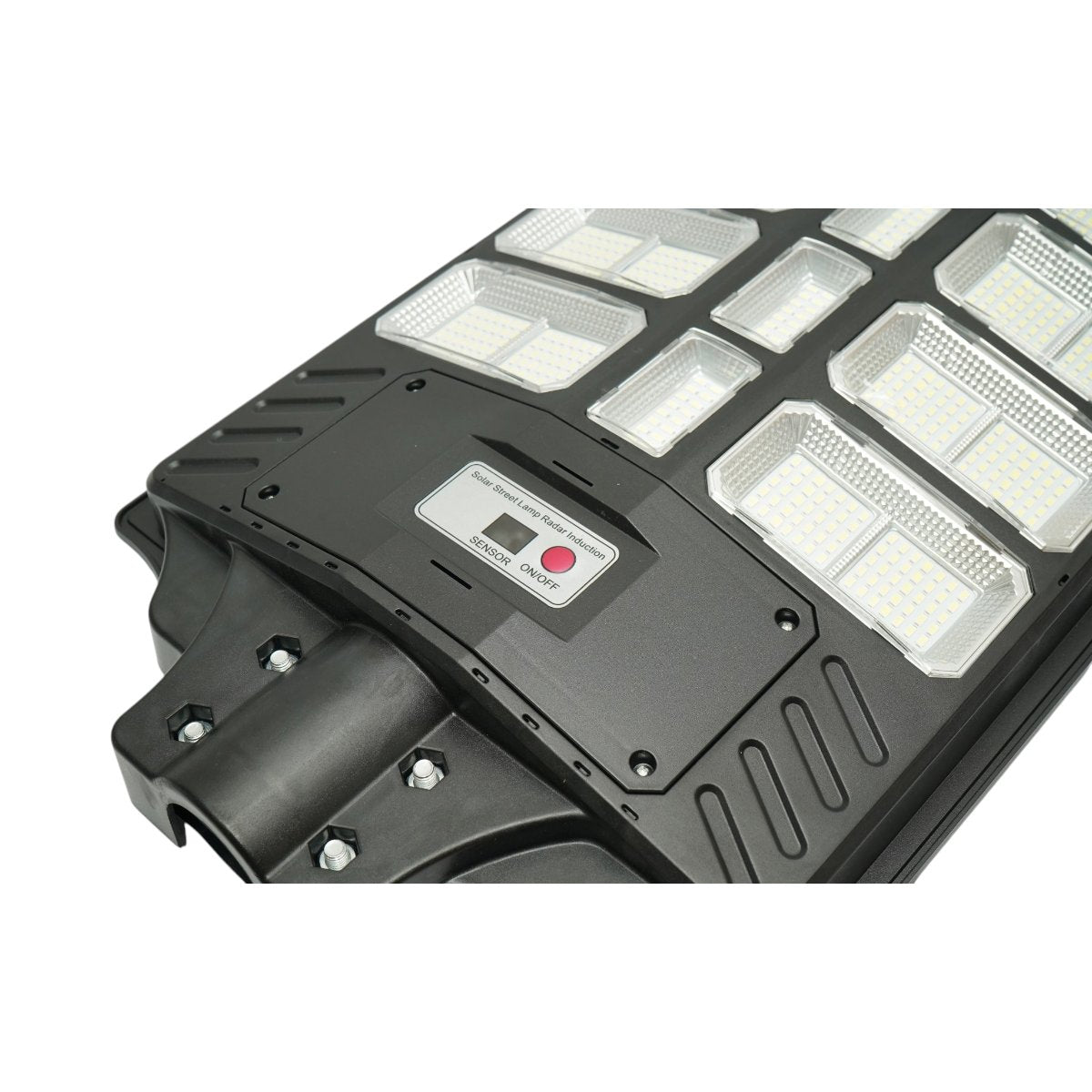 Napelemes LED közvilágítási lámpa 800W 25W-os napelem panellel, 20000mAh akkumulátor, mozgásérzékelő, távirányító, oszlopra szerelhető IP66 Breckner Germany