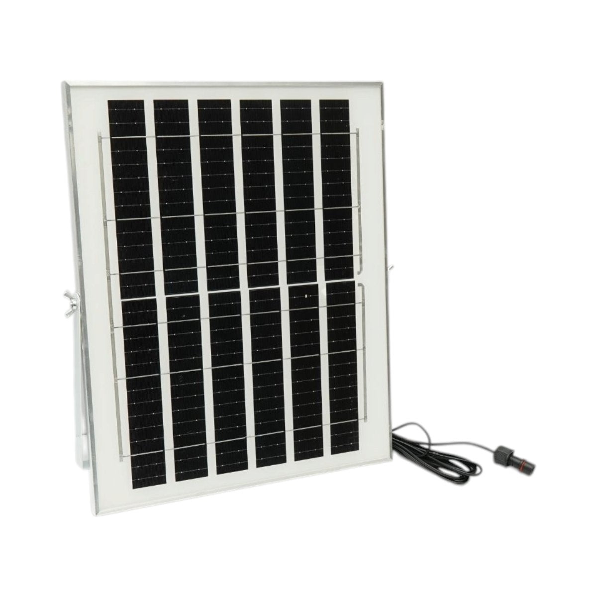 LED reflektor 100W, 6500K napelemes panellel 12W, LiFePO4 8000mAh akkumulátor és távirányító IP67 Breckner Germany