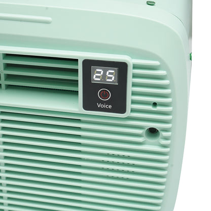 Hordozható légkondicionáló 2224 BTU, 280W, 220V, párátlanító funkcióval, szellőztetéssel, távirányítóval, hangutasításokkal, telepítőkészlet tartozék Breckner Germany