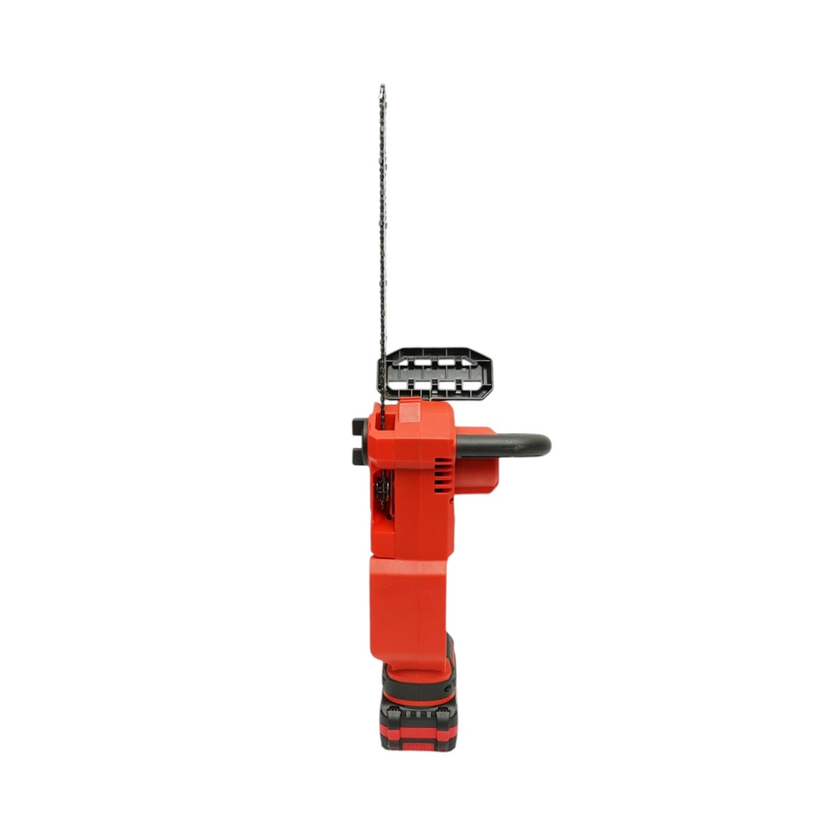 Mini elektromos láncfűrész 800W 2 db 21V, 4Ah Li-ion akkumulátorral, Brushless, 12 inch (300mm) lánc, 260mm vágási kapacitás, LED digitális kijelző Breckner Germany