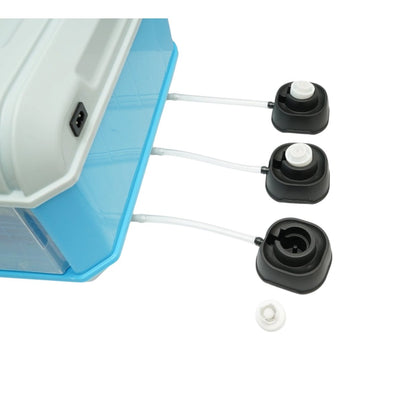 Automata tojásinkubátor, keltető gép 36 tojáshoz 35W, 12V-220V, automata forgatás, LED ovoszkóp, hőmérséklet-szabályozás, páratartalom-szabályozás, digitális kijelző, riasztás