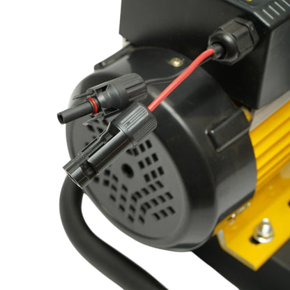Napelemes önfelszívó automata booster vízpumpa 900W, 48-105V, 1 col, 6 m3/h teljesítmény, 8m szívómélység, 28m szivattyúzási magasság öntözéshez