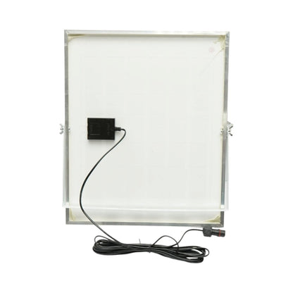 LED reflektor 100W, 6500K napelemes panellel 12W, LiFePO4 8000mAh akkumulátor és távirányító IP67 Breckner Germany