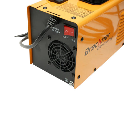 2 az 1-ben inverter hegesztőgép MIG/MMA gáz nélkül 200A, 220V, digitális kijelző, elektródás hegesztés, Flux Core E71T-GS dróttekercs mellékelve Breckner Germany