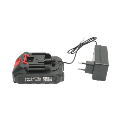 Elektromos kerti olló 2 db 36V, 2Ah Li-Ion akkumulátorral, 100W, digitális kijelző, vágási átmérő 0-25mm Breckner Germany