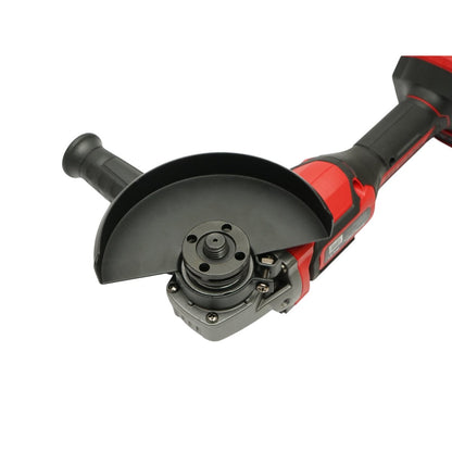Sarokcsiszoló 1000W 2 db 21V, 4Ah Li-ion akkumulátorral, 125mm korong, brushless, elektromágneses fék, 3 fokozatú fordulatszám 5000/7000/9500rpm Breckner Germany