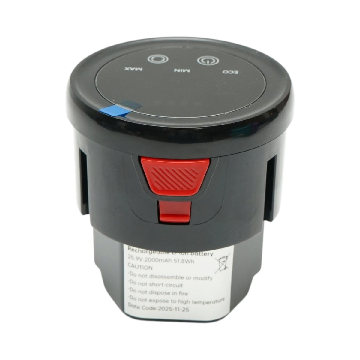 Függőleges vezeték nélküli porszívó 300W, szívóerő 35 kPa, akkumulátor 2000mAh, porgyűjtő 800ml, 3 szívási mód, LED érintőképernyő, brushless motor, LED megvilágított kefe