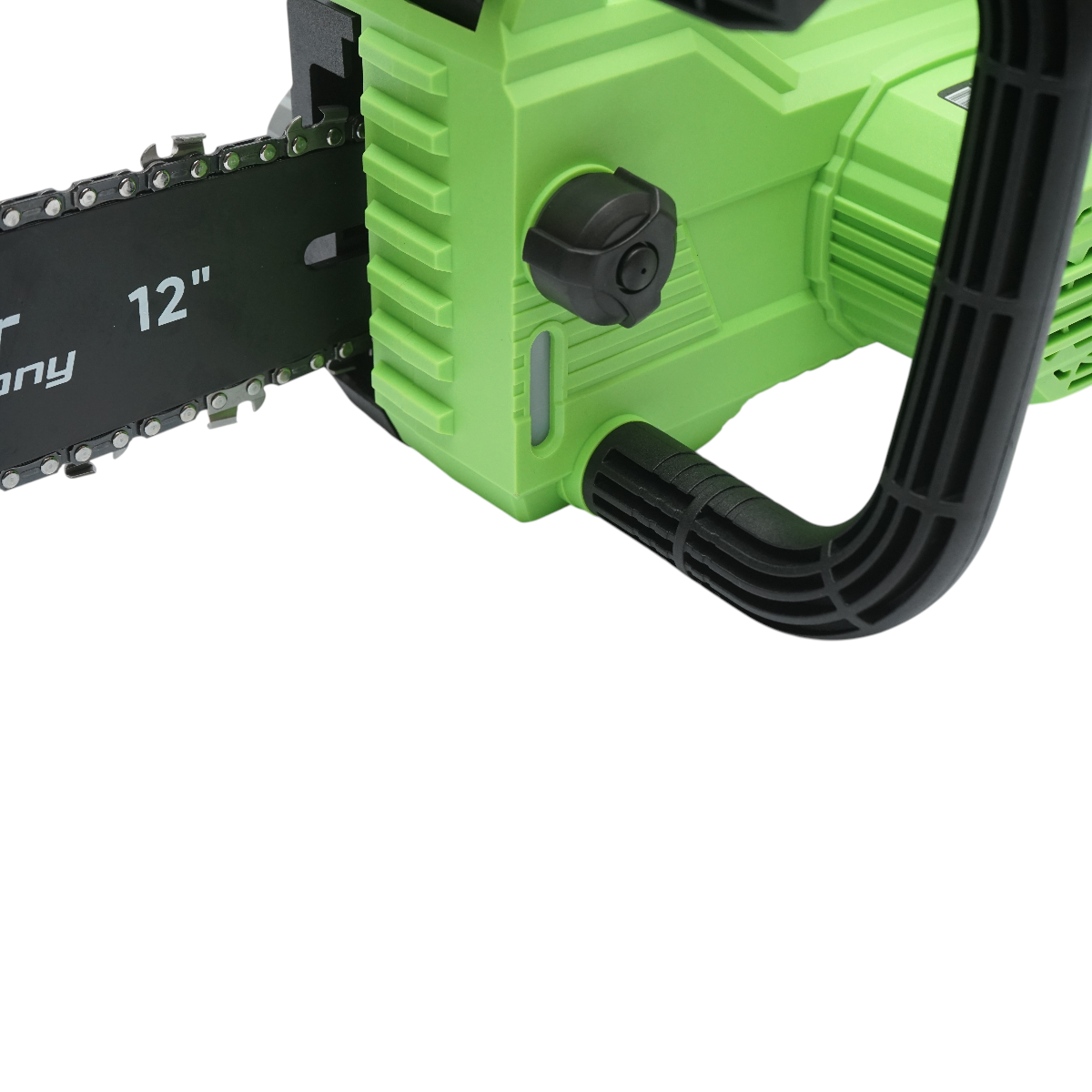 Professzionális elektromos láncfűrész 2 darab 20V, 4Ah Li-ion akkumulátorral, brushless motor, LED digitális kijelző, 12 inch (300mm) lánc Breckner Germany