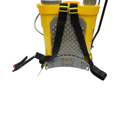 Háti permetező, 2 az 1-ben kézi és elektromos, Vermorel permetező, 18 literes tartály, 12V 8Ah akkumulátor, 3,1 l/perc áramlási sebesség Breckner Germany