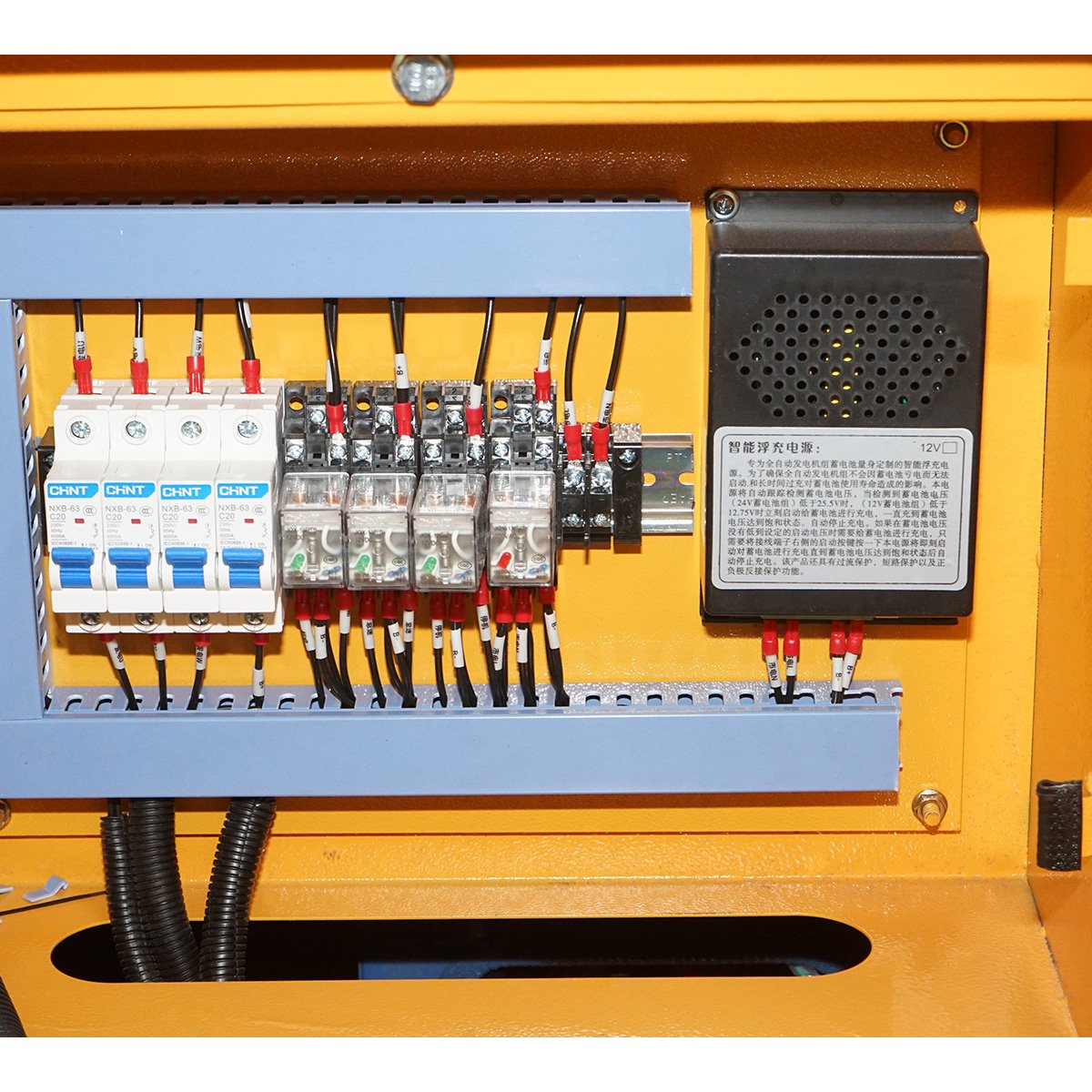 Háromfázisú hangszigetelt elektromos generátor 27.5KVA, 230/400V, Ricardo 30kW ZH4100D dízelmotor Breckner Germany