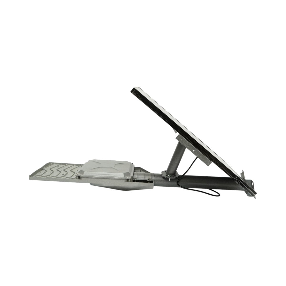 Napelemes LED közvilágítási lámpa 500W 50W-os napelem panellel, LiFePO4 55000mAh akkumulátor, távirányító és rögzítési konzollal Breckner Germany