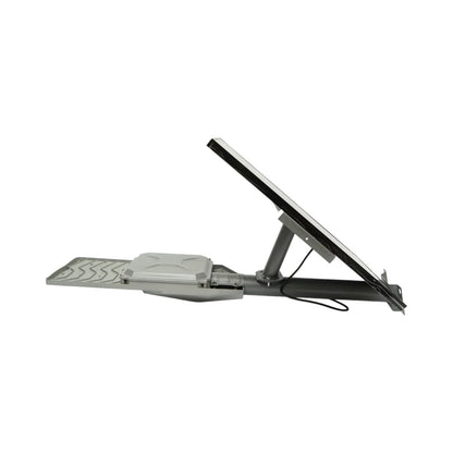 Napelemes LED közvilágítási lámpa 500W 50W-os napelem panellel, LiFePO4 55000mAh akkumulátor, távirányító és rögzítési konzollal Breckner Germany