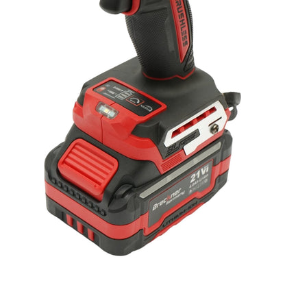 Ütvecsavarozó, légkulcs 1/2 inch 500W, 2 akkumulátor 21V, 4Ah Li-ion, LED, Brushless, 450Nm, 0-1800/2400rpm Breckner Germany