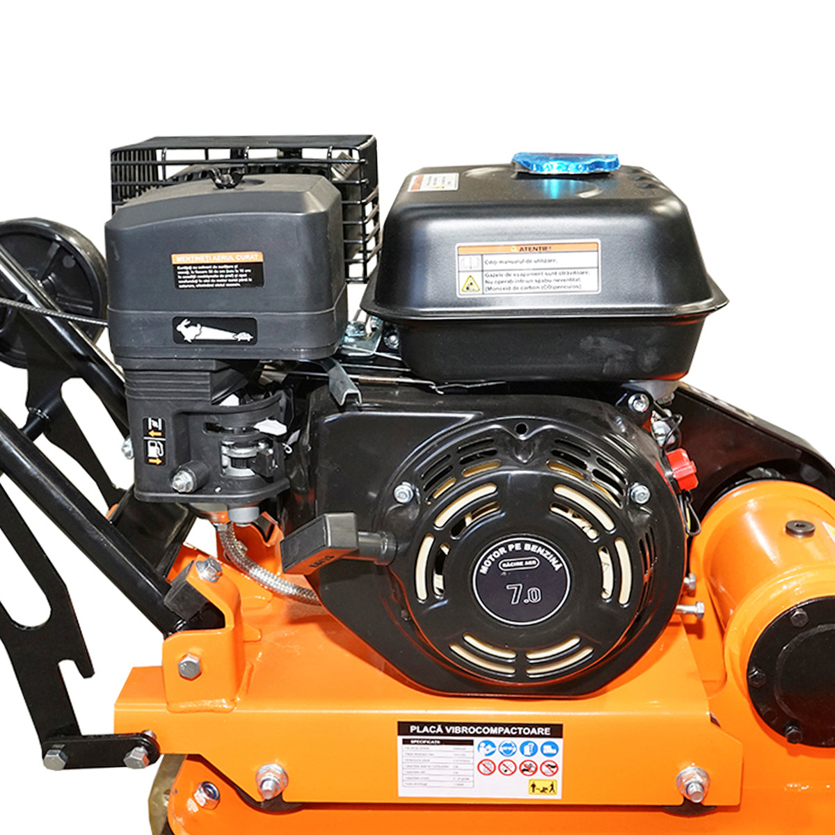 C60-A lemeztömörítő 510x370mm-es munkafelülettel, standard euro 5 motorral, 78CC/6.5CP, 5900 fordulat/perc 58Kg Thor