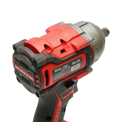Ütvecsavarozó, légkulcs 1/2 inch 500W, 2 akkumulátor 21V, 4Ah Li-ion, LED, Brushless, 450Nm, 0-1800/2400rpm Breckner Germany