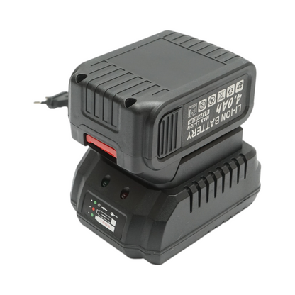 Sarokcsiszoló akkumulátorral 21V, 4Ah Li-ion, 125mm korong, brushless motor, LED projektor tartozékkal Breckner Germany