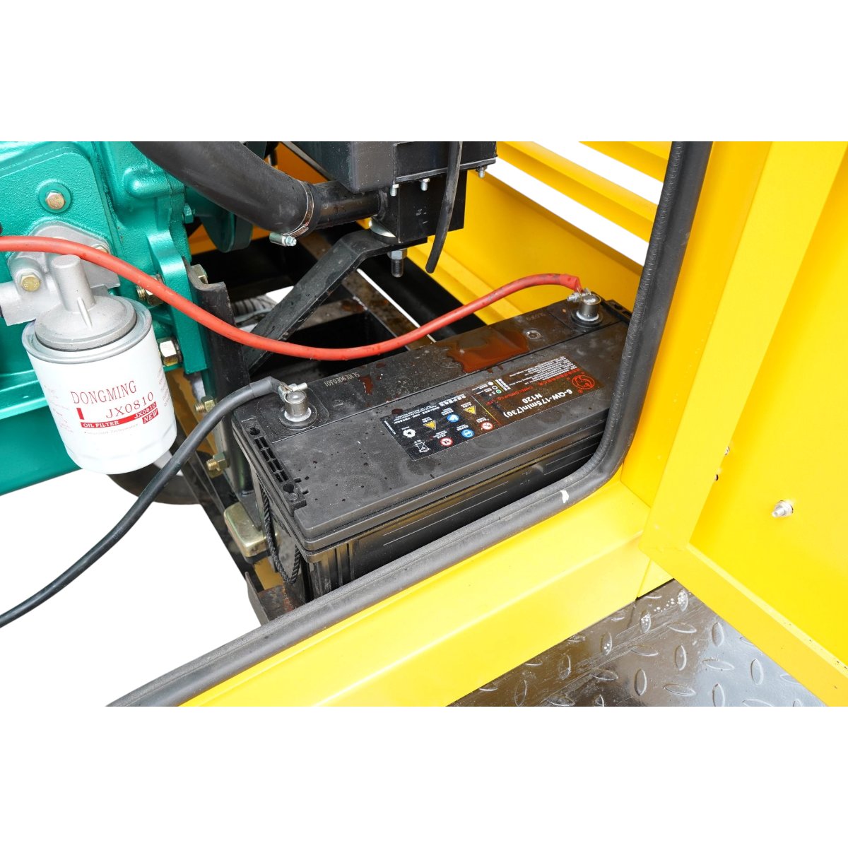 Motopompa agricola diesel pentru ape murdare 39CP, 6 toli autoamorsanta, debit 200 m3/h pe remorca tractabila KONIG TRAKTOREN