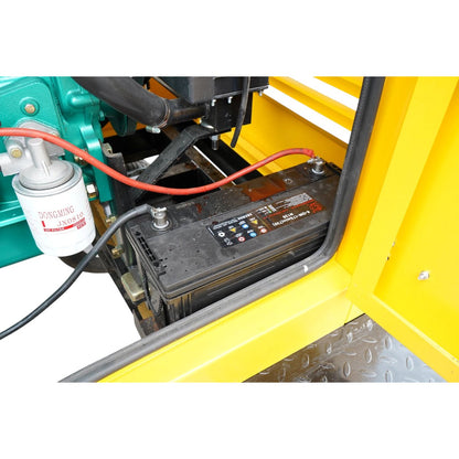 Motopompa agricola diesel pentru ape murdare 39CP, 6 toli autoamorsanta, debit 200 m3/h pe remorca tractabila KONIG TRAKTOREN