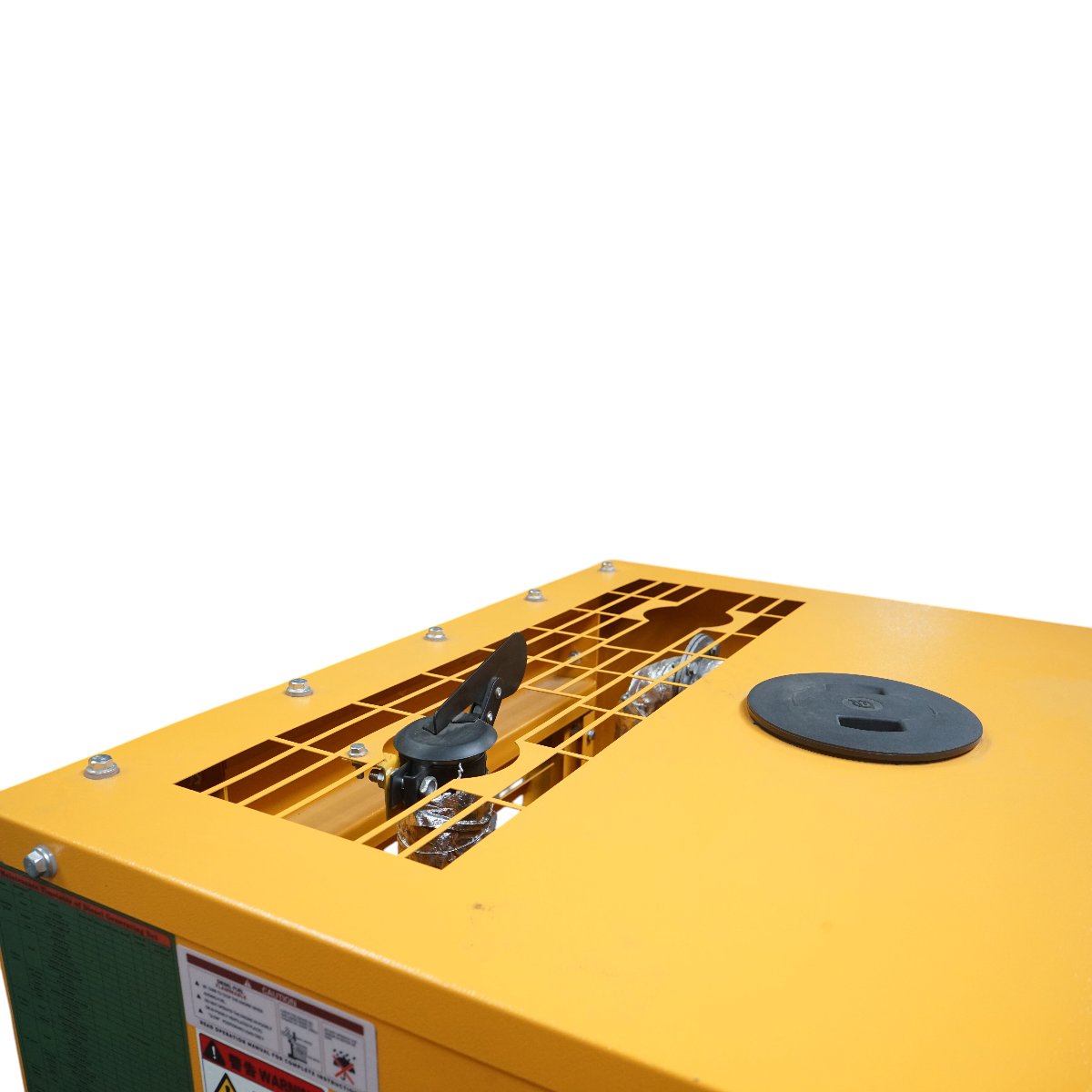 Háromfázisú hangszigetelt elektromos generátor 50KVA, 230/400V, Ricardo 56kW ZH4105ZD Breckner Germany dízelmotor