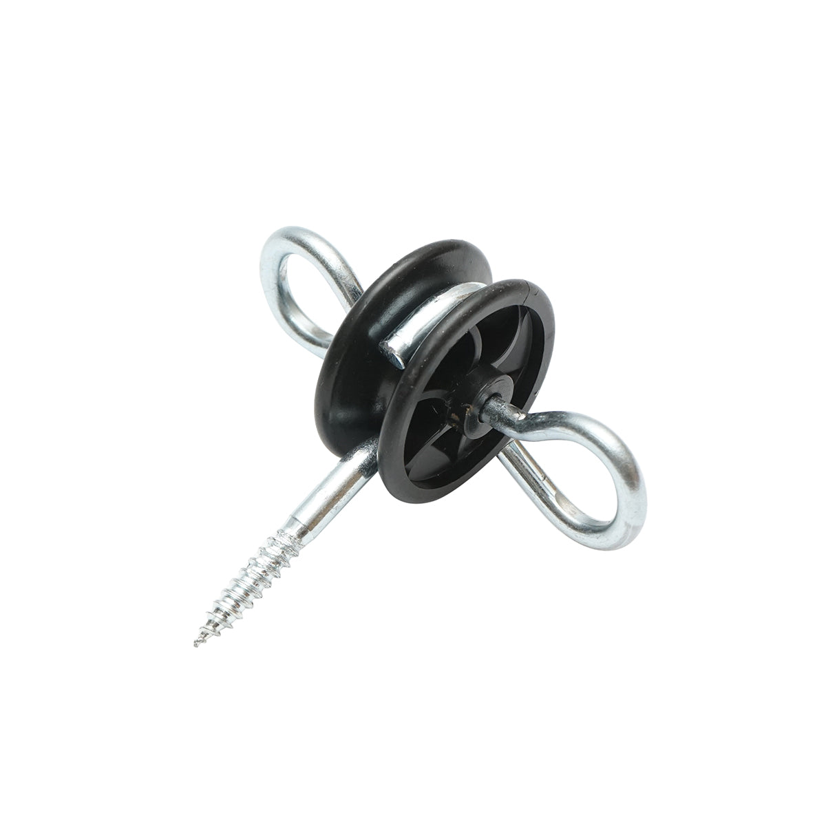 Szigetelő dupla rögzítéssel fi 5.8mm 93x84mm elektromos kerítés Mezofarm