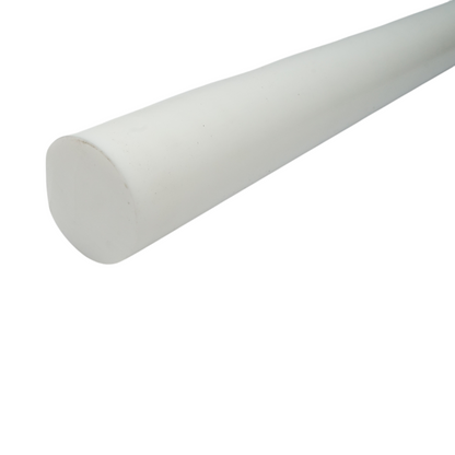 Rúd teflon PTFE, fehér politetrafluoretilén 1000x50mm 4,51 kg