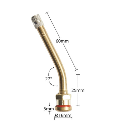 Fém tubeless teherautó kerék szelep 85 mm V3-20-4