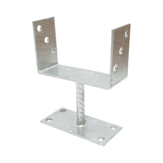 Fix talapzat 151x60x101mm, vastagság 5mm, horganyzott acélból