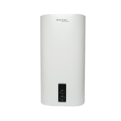 Lapos villanybojler 80L, 2000W, IPX4, 940x530x290mm, függőleges beépítéssel, használati melegvízhez Breckner Germany