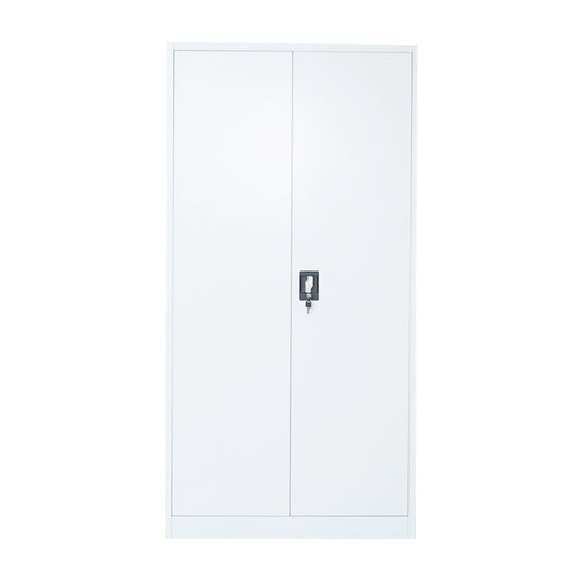 Fiset fémszekrény, iratszekrény, 1800x900x400mm, 2 ajtóval, 4 ajtóval, szürke Breckner Germany