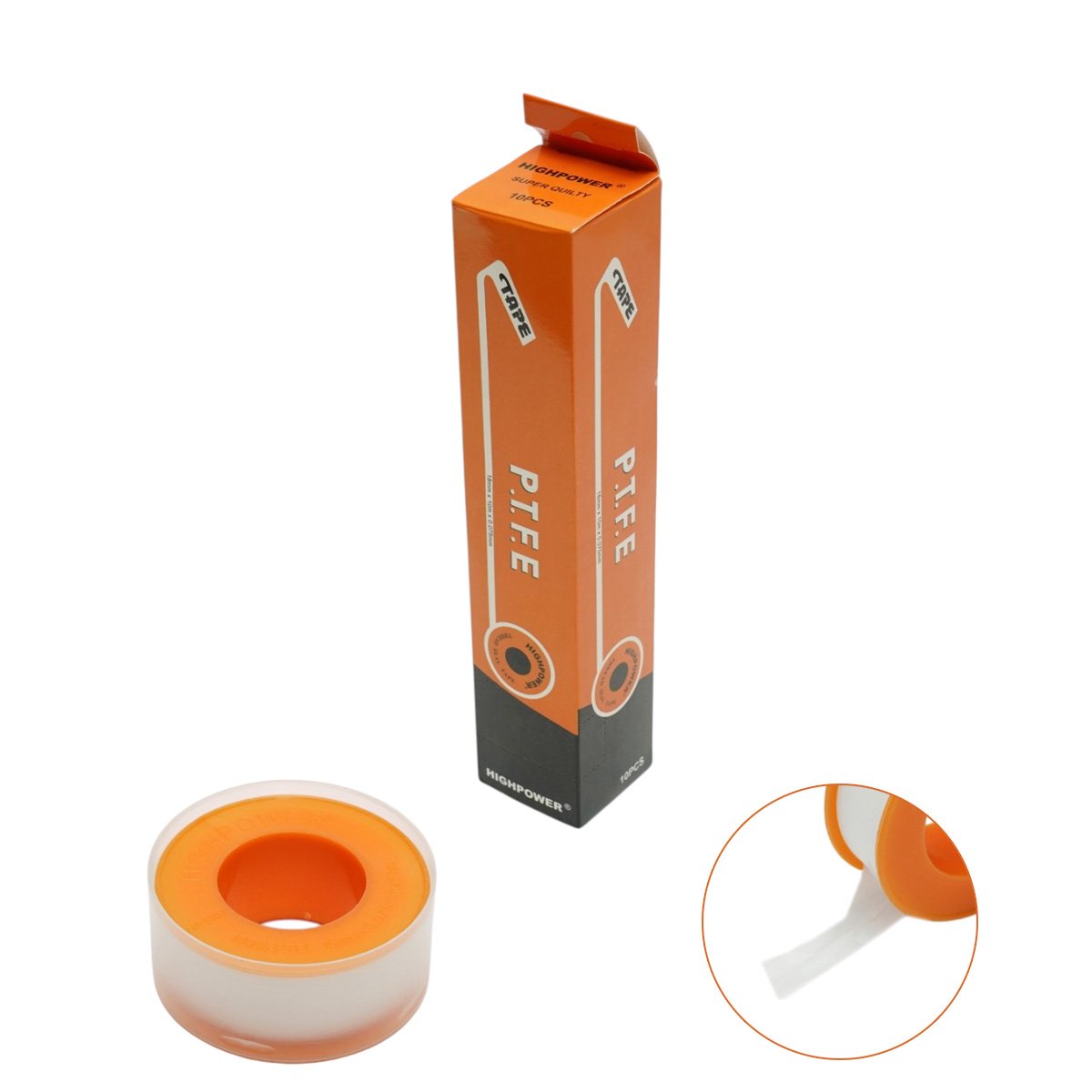 HighPower PTFE teflonos tömítőszalag 18mm x 10m
