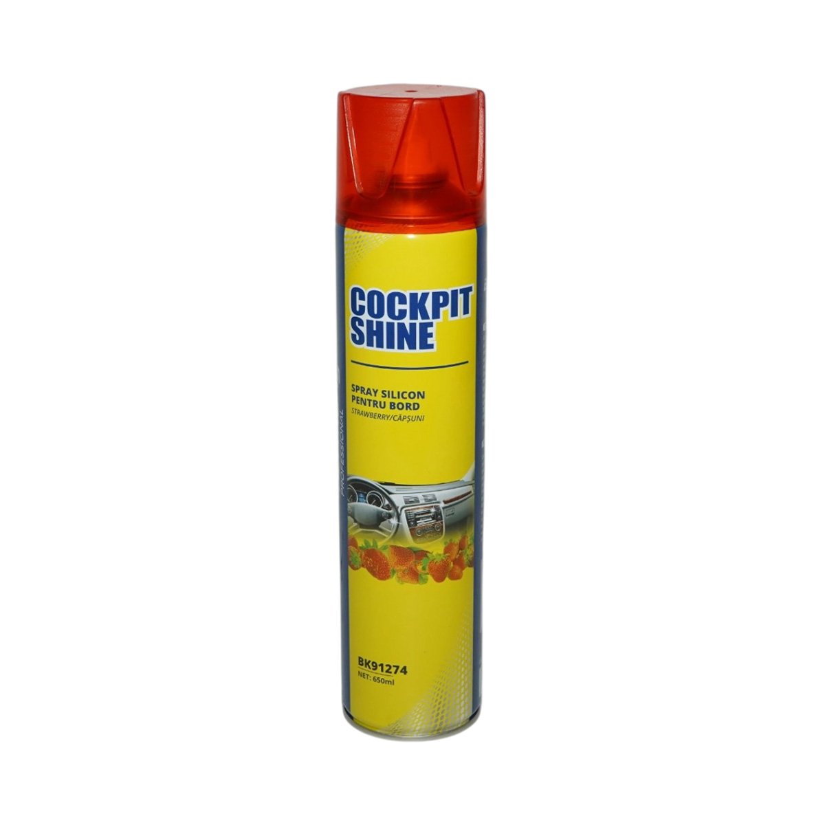 Szilikon műszerfal spray antisztatikus eper illattal 650ml Breckner Germany