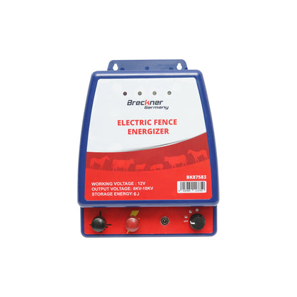 6 Joule impulzusgenerátor elektromos kerítéshez 12V/220V Breckner Germany