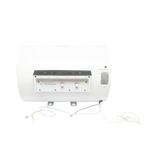 Elektromos vízforraló AC/DC, napelemes/220V, 60L, 2000W, 470x685mm, vízszintes szereléssel és távirányítóval használati melegvízhez Breckner Germany