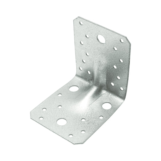 Csatlakozó bilincs erősítéssel 105x105x90mm, vastagság 2mm, horganyzott acélból