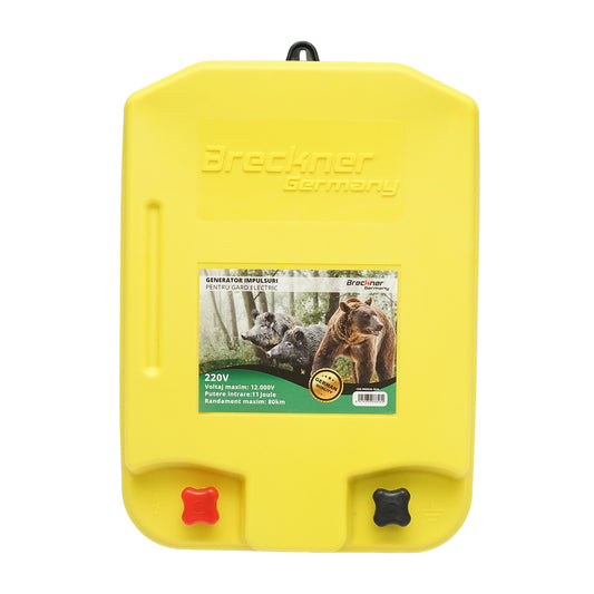 Impulzusgenerátor 11 Joule, 80km elektromos kerítéshez 12V/220V Breckner Germany