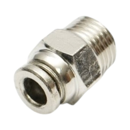 Gyors csatlakozó egyenes fém 6mm külső menet 1/4 inch