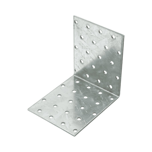 Összekötő zár 100x100x80mm, vastagság 2.5mm, horganyzott acélból