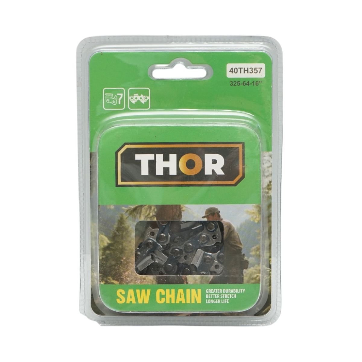 Láncfűrész lánc, osztás 325, 32 fog, 1,5 mm, 64 láncszem, hossz 40 cm THOR