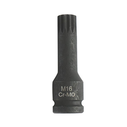 Ütőcsavarkulcs spline M16, 78 mm, négyzetes 1/2 Cr-Mo