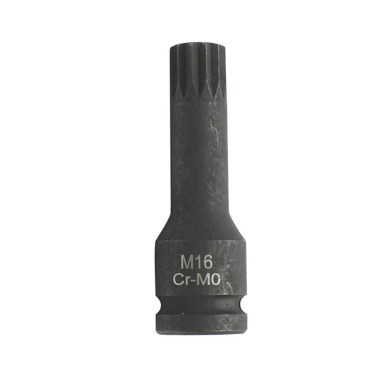 Ütőcsavarkulcs spline M16, 78 mm, négyzetes 1/2 Cr-Mo