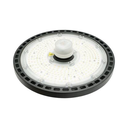 Ipari LED High-Bay lámpa 150W, 220V, 5000K, 22500lm, mikrohullámú mozgásérzékelővel csarnokokhoz, raktárakhoz 265x86mm Breckner Germany