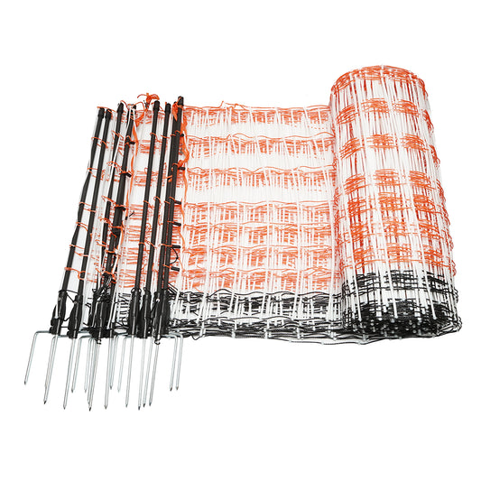 Elektromos kerítésháló 60cmx30m dupla lábbal, ellenállás 1,6 Ohm/m Breckner Germany