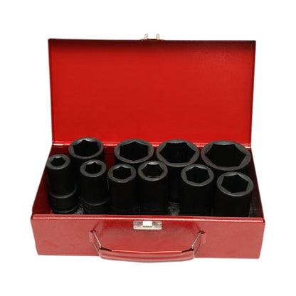 Breckner Germany dugókulcskészlet hosszú 17-46mm, 3/4 inch négyzet Cr-Mo 10 darab