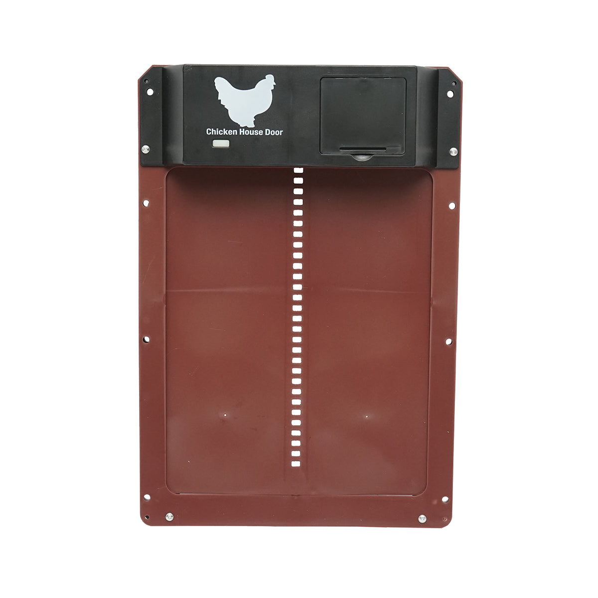 Automatikus ketrecajtó tyúkoknak, madaraknak, fényérzékelővel 35x24x3.7cm 3AA elemmel