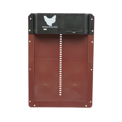 Automatikus ketrecajtó tyúkoknak, madaraknak, fényérzékelővel 35x24x3.7cm 3AA elemmel