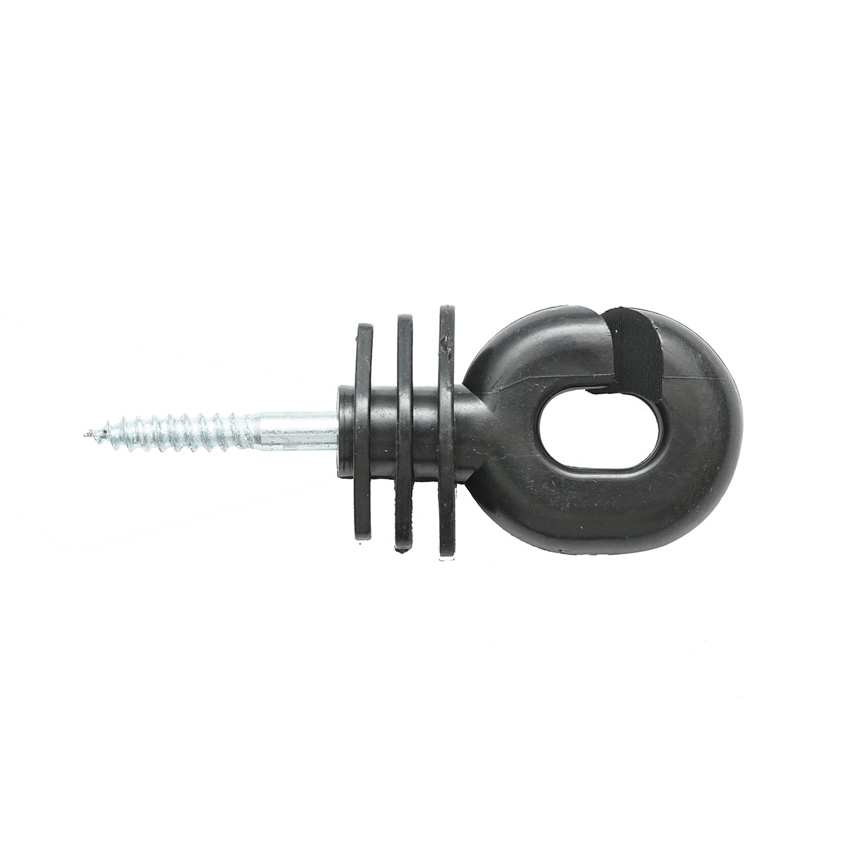 Kompakt szigetelő fekete fekete fekete 5.9mm 111x40mm elektromos kerítés Mezofarm
