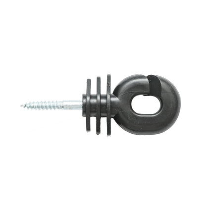 Kompakt szigetelő fekete fekete fekete 5.9mm 111x40mm elektromos kerítés Mezofarm