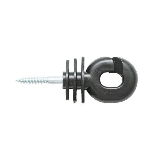Kompakt szigetelő fekete fekete fekete 5.9mm 111x40mm elektromos kerítés Mezofarm